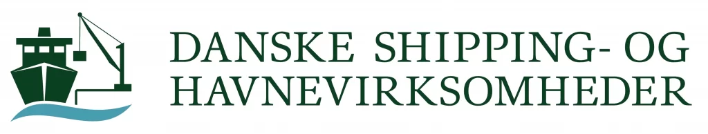 Danske shipping og havnevirksomheder vandret logo jpg